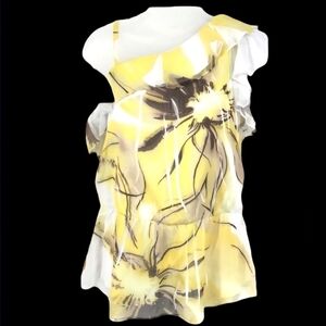 A. Byer‎ Abstract Floral Top